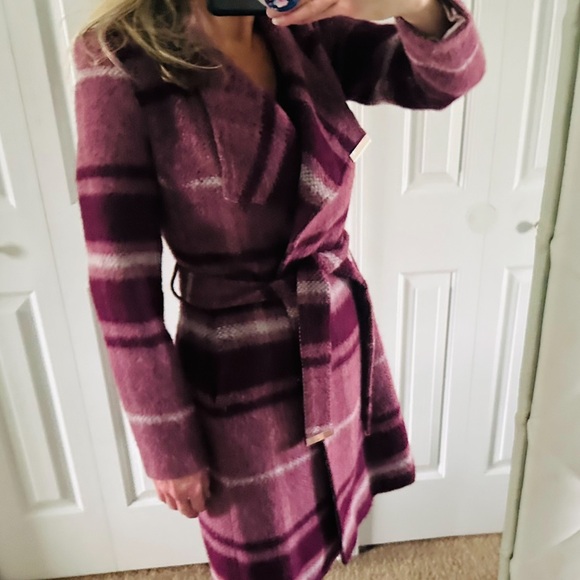 Ted Baker Wool Trench Coat - Picture 2 of 14